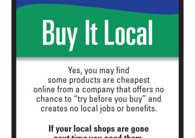 Try It Local, Buy It Local (print poster)