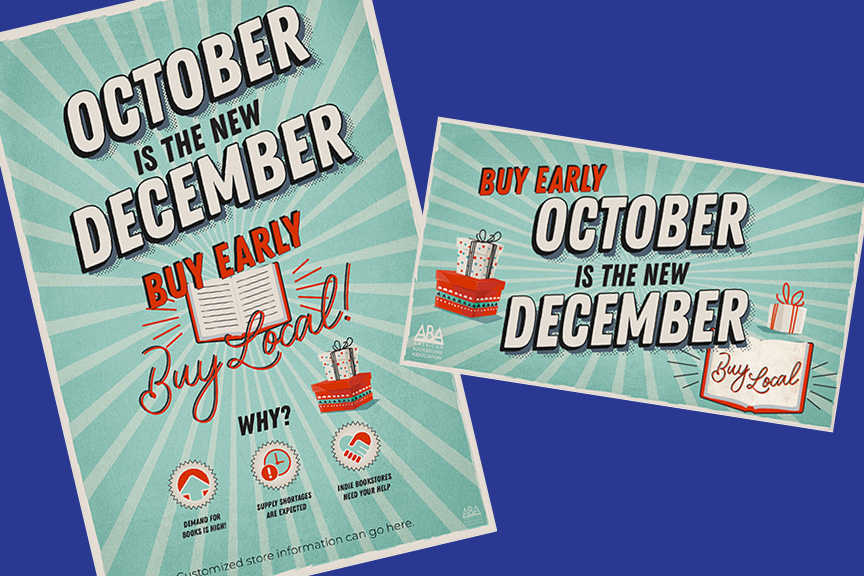 Tell Customers to Buy Early, Buy Local With “October Is the New December” Designs