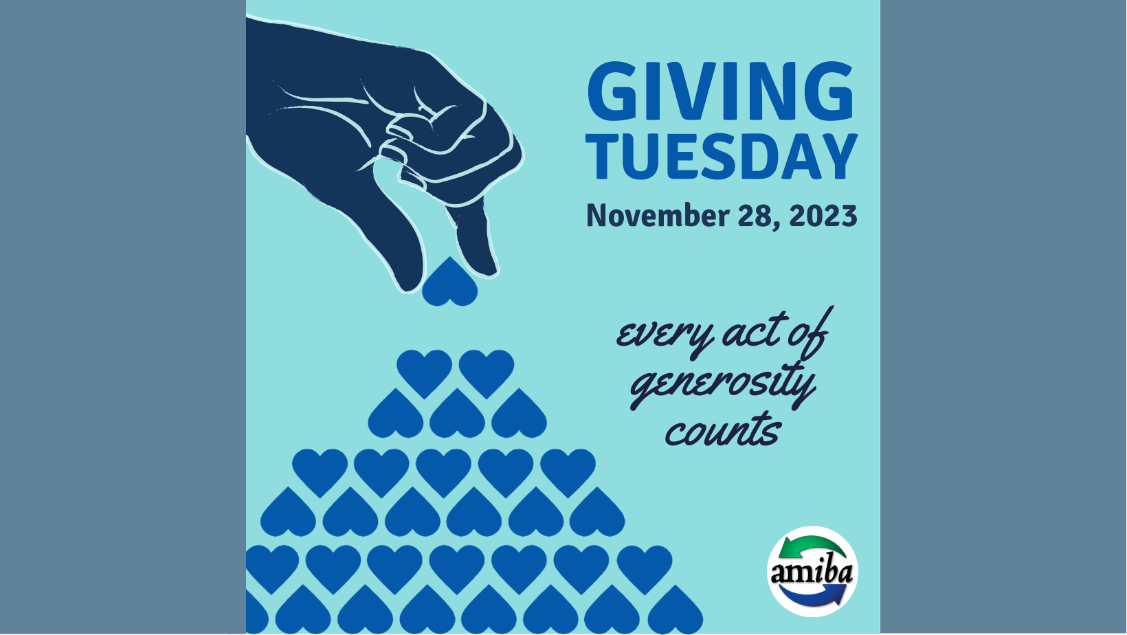 Giving Tuesday AMIBA